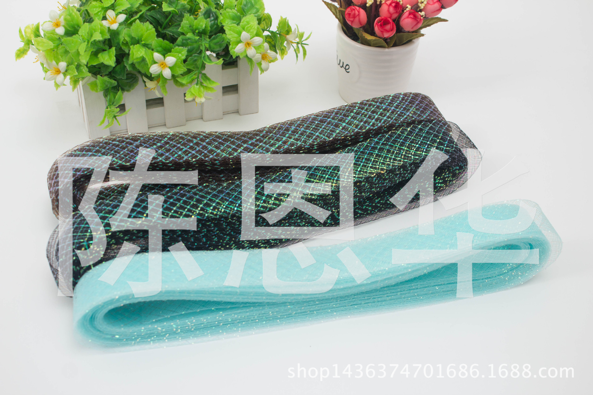 Supply High Quality Dancing Dress Christmas Clothing Accessories Elastic Net 3cm Clip Colorful Silk, Fishbone Net