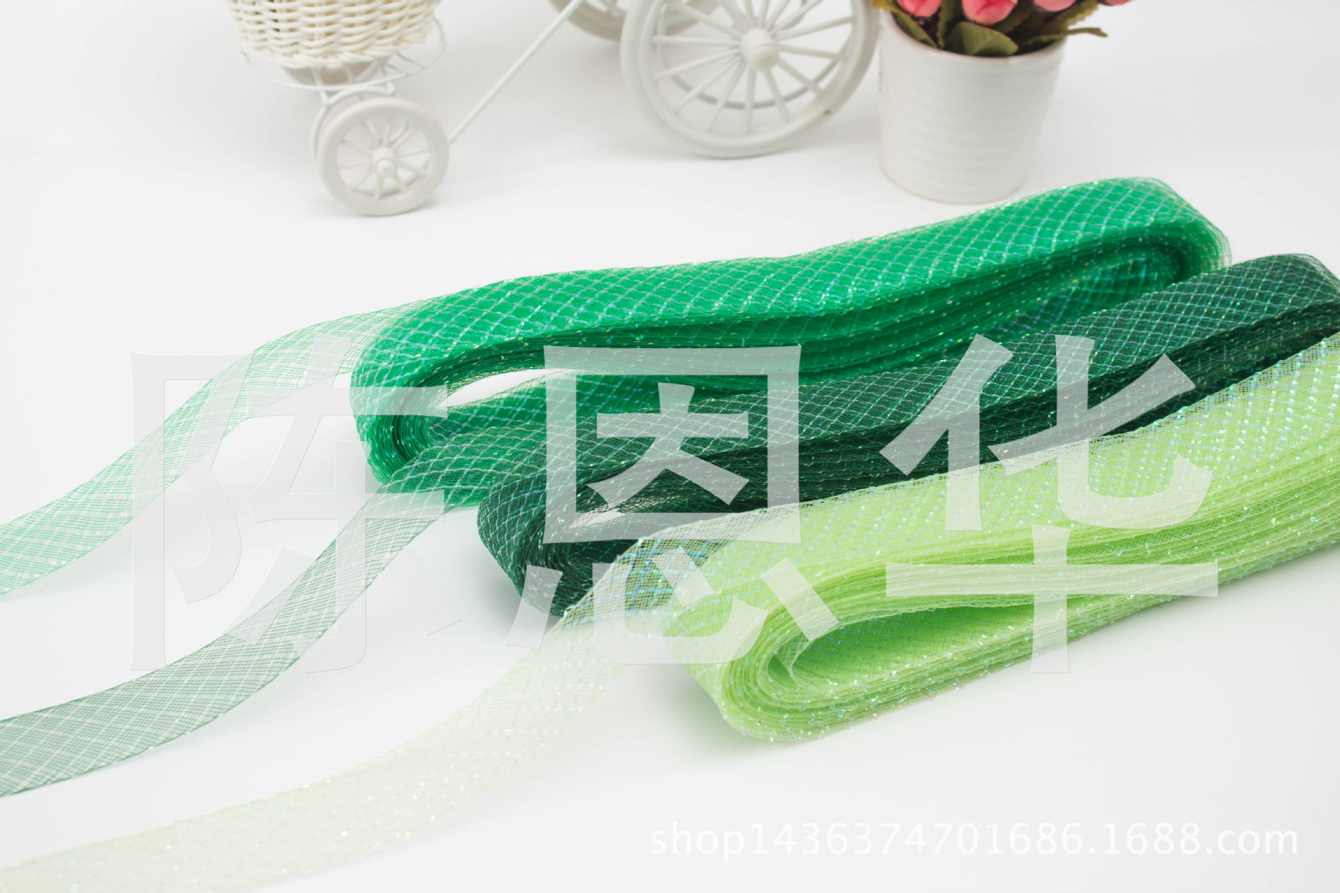 Supply High Quality Dancing Dress Christmas Clothing Accessories Elastic Net 3cm Clip Colorful Silk, Fishbone Net