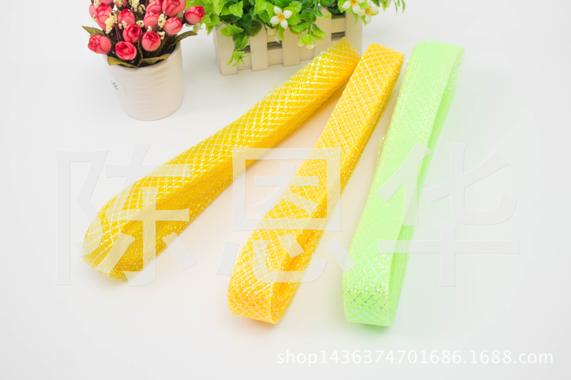 Supply High Quality Dancing Dress Christmas Clothing Accessories Elastic Net 3cm Clip Colorful Silk, Fishbone Net