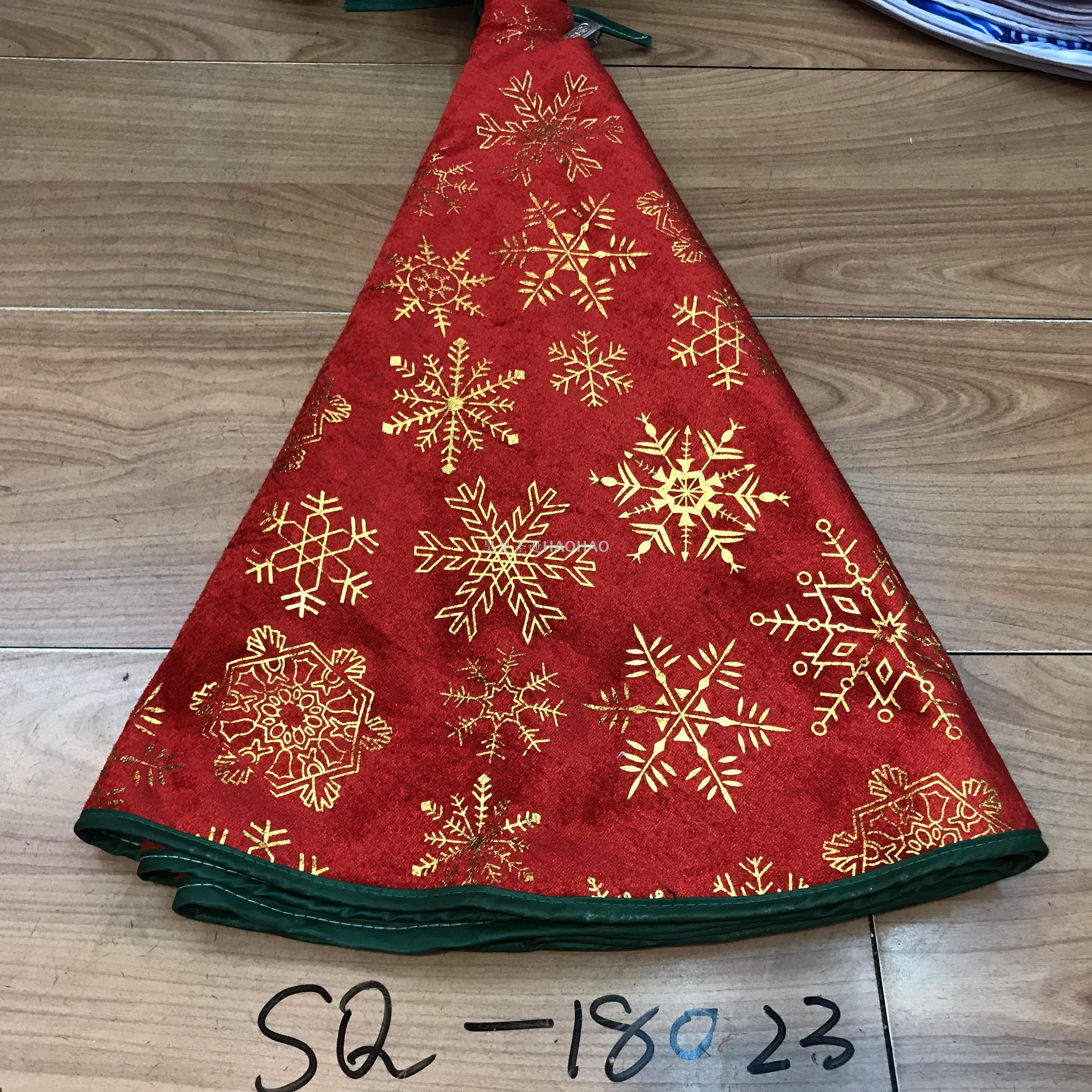 Christmas Tree Tree Skirt Factory Direct Sales Christmas Tree Decorations Wholesale More Sizes Specifications Optional Christmas Tree Decorations