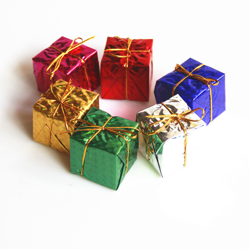 Wholesale Christmas Festival Decoration Dress Up Supplies Small Gift Bag Christmas Tree Hanging Piece Pendant Venue Scene Setting Props
