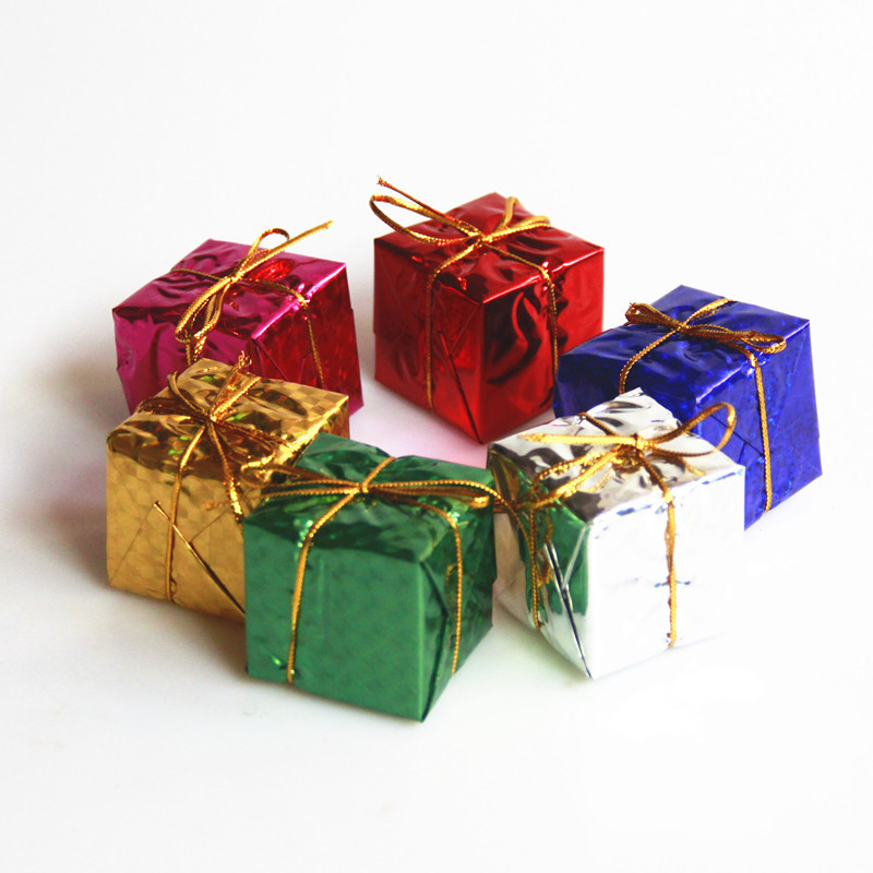 Wholesale Christmas Festival Decoration Dress Up Supplies Small Gift Bag Christmas Tree Hanging Piece Pendant Venue Scene Setting Props