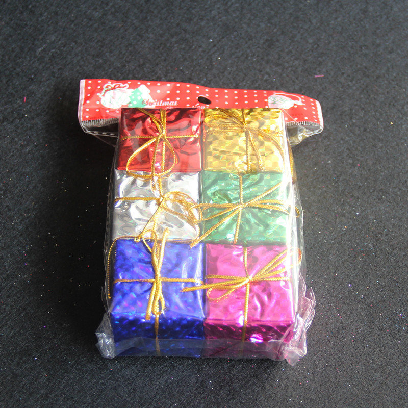 Wholesale Christmas Festival Decoration Dress Up Supplies Small Gift Bag Christmas Tree Hanging Piece Pendant Venue Scene Setting Props