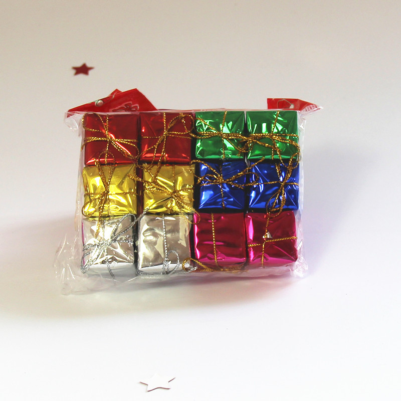 Wholesale Christmas Festival Decoration Dress Up Supplies Small Gift Bag Christmas Tree Hanging Piece Pendant Venue Scene Setting Props