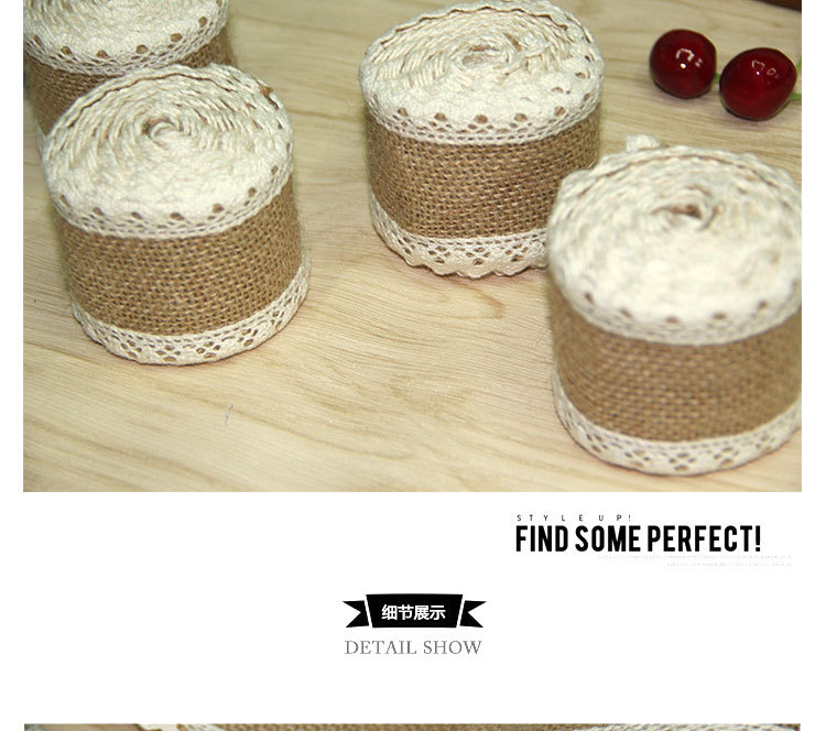 Handmade christmas craft linen roll lace linen roll lace linen with wedding dress