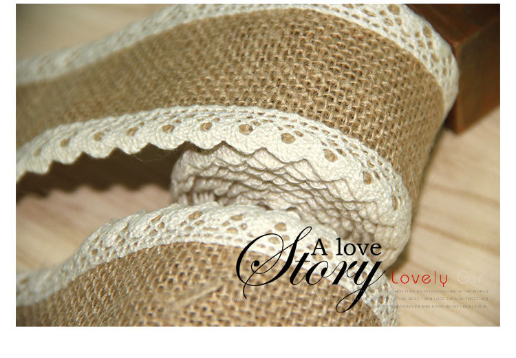 Handmade christmas craft linen roll lace linen roll lace linen with wedding dress