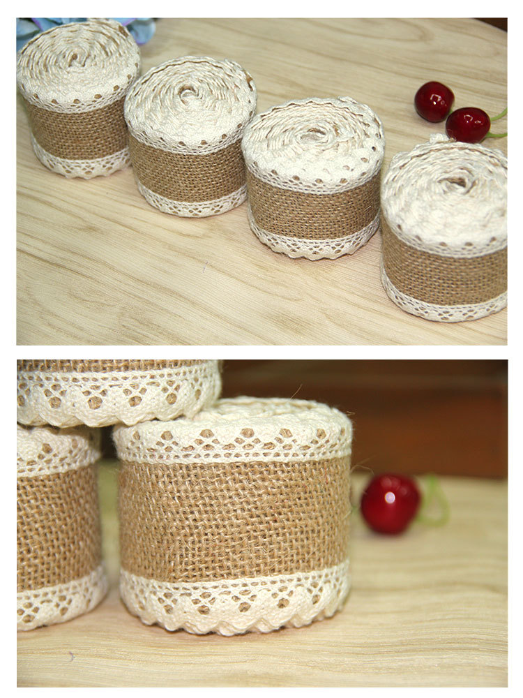 Handmade christmas craft linen roll lace linen roll lace linen with wedding dress
