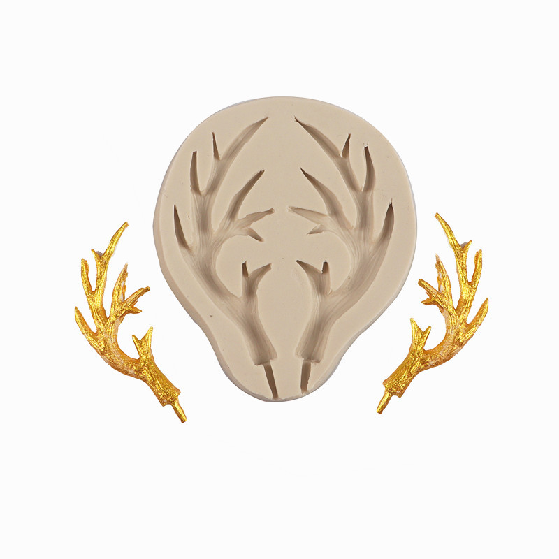 Christmas Dress up Series Silicone Mold Christmas Elk Antlers Fondant Chocolate Cake Decoration Baking Mold Christmas Dress up Series Silicone Mold Christmas Elk Antlers Fondant Chocolate Cake Decoration Baking Mold