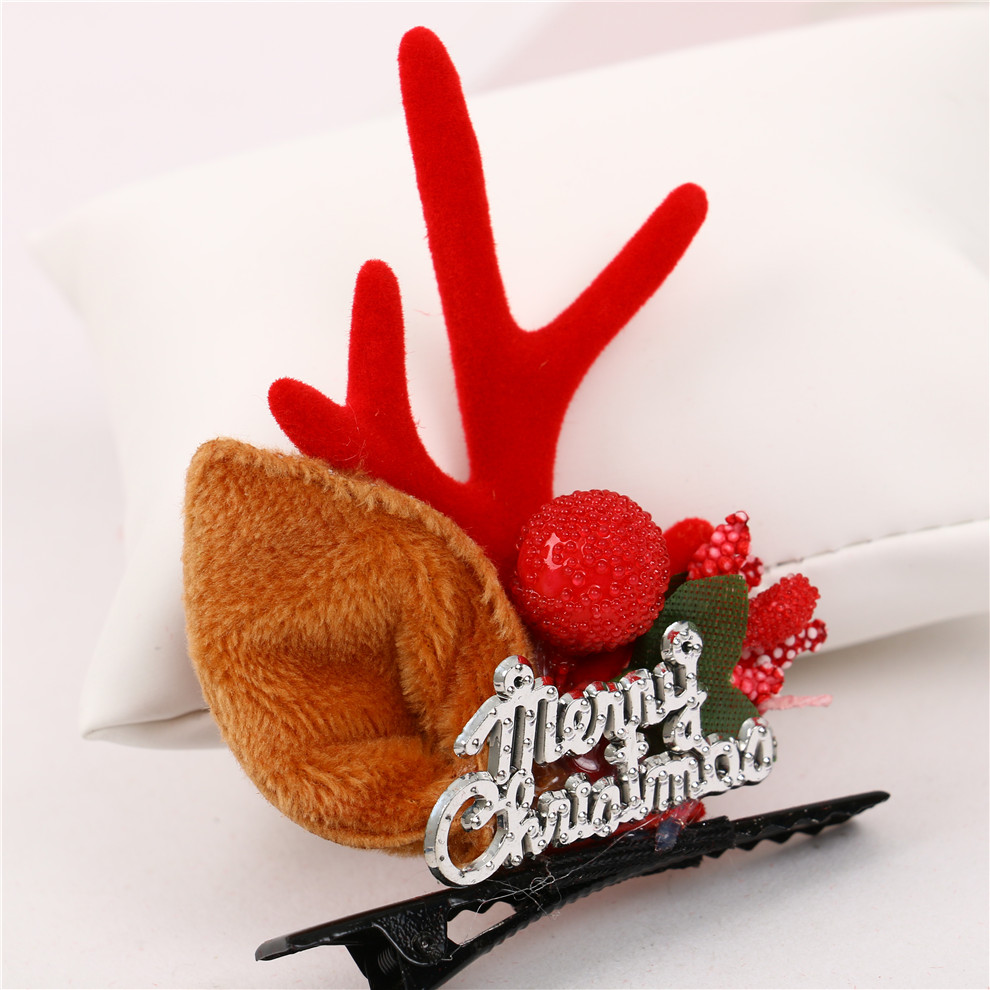 Christmas Antlers Dress up Headwear Cute Children Hair Accessories Trimmings Small Jewelry Little Dear Christmas Hairpin