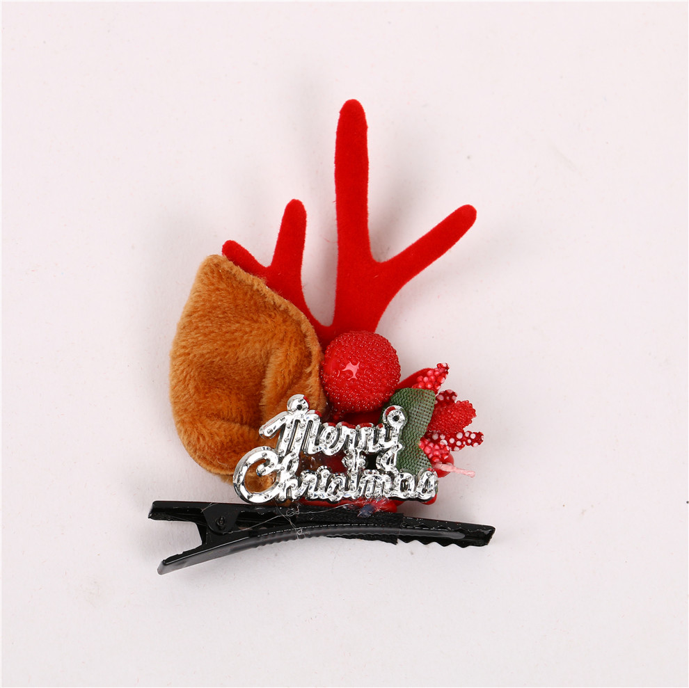 Christmas Antlers Dress up Headwear Cute Children Hair Accessories Trimmings Small Jewelry Little Dear Christmas Hairpin