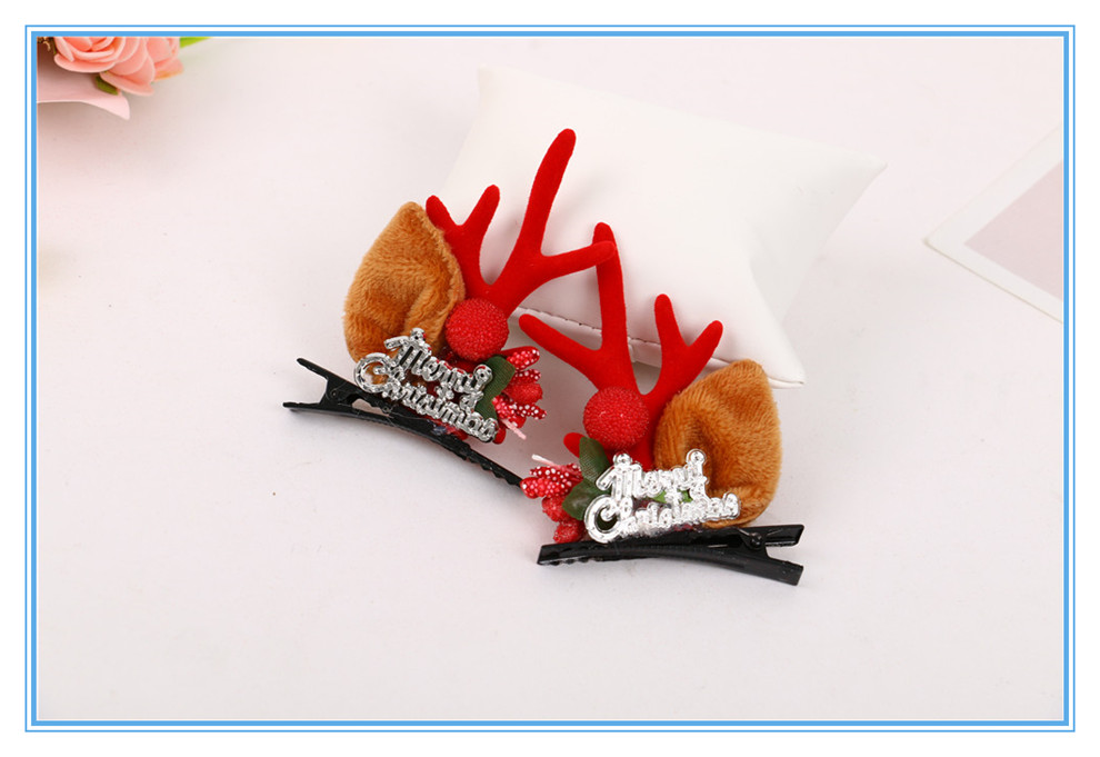 Christmas Antlers Dress up Headwear Cute Children Hair Accessories Trimmings Small Jewelry Little Dear Christmas Hairpin