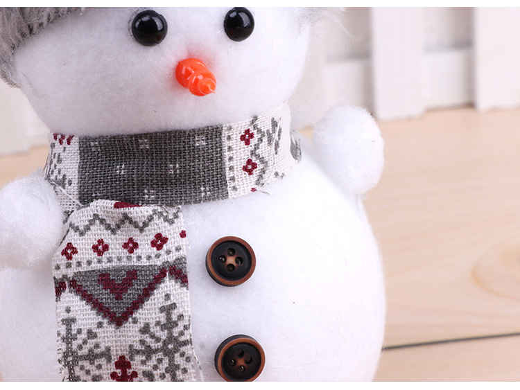 Christmas Decorations Wool Snowman Christmas Tree Pendant Small Ornaments Bracelet Charm Christmas Tree Dress up Props