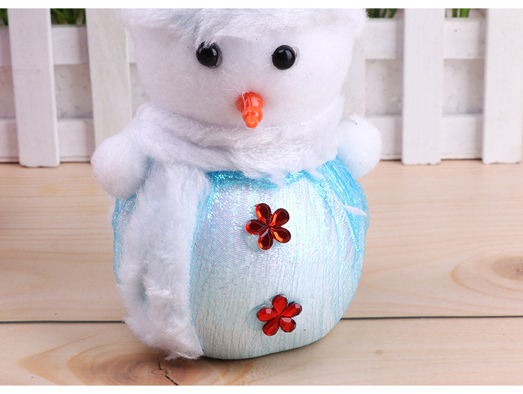 Christmas Decorations Wool Snowman Christmas Tree Pendant Small Ornaments Bracelet Charm Christmas Tree Dress up Props