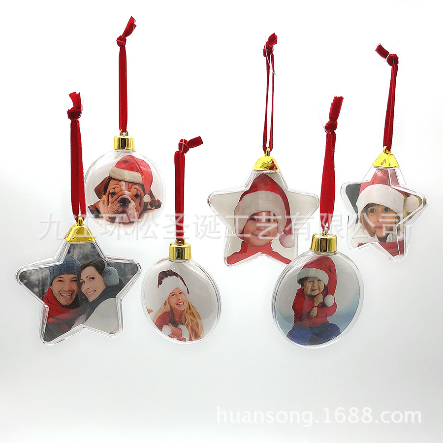 Photo Ball Valentine&#039;s Day Gift Customization DIY Party Props CrossBorder Foreign Trade Christmas Tree Dress up
