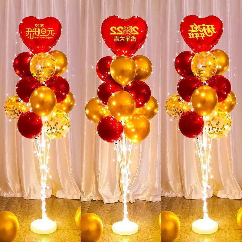 Chinese New Year Decoration Luminous Table Floating Balloon Christmas Floating Shop Window Festival Atmosphere Dress up Scene Layout
