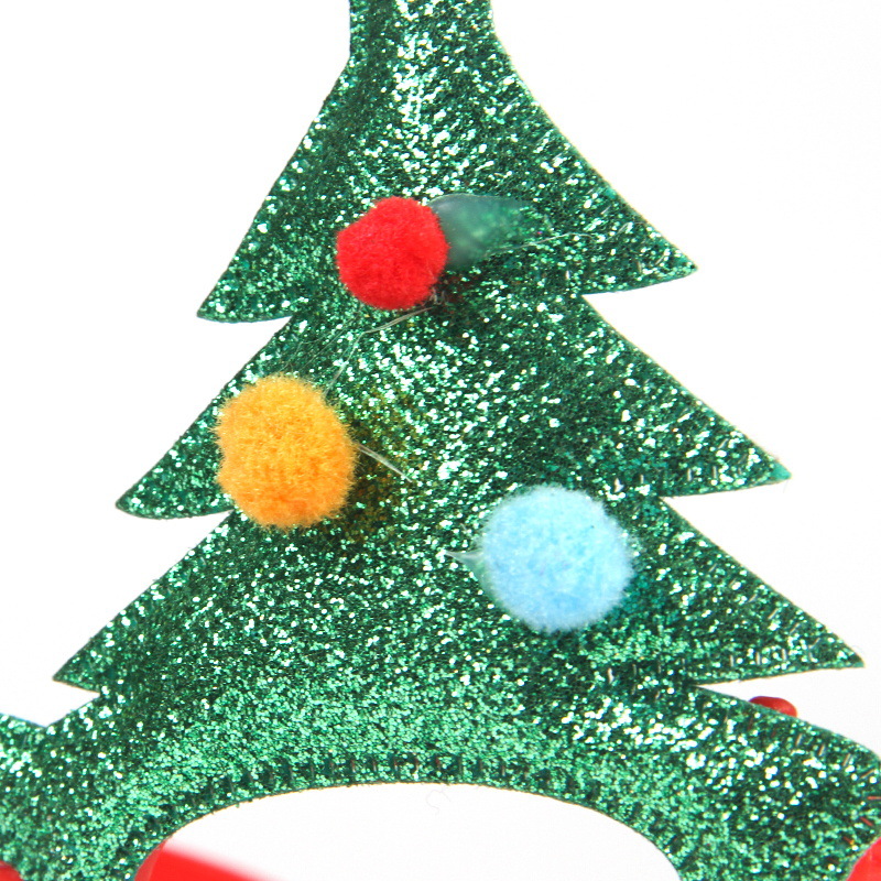 Decorations Christmas Tree Glasses Rim Antlers Glasses Rim Kindergarten Shopping Mall Party Dress up Party Glasses