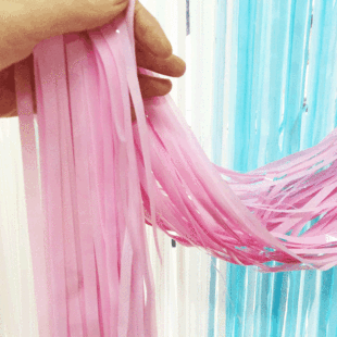 Tinsel Curtain Halloween Wedding Birthday Party Layout Supplies Wedding Room Background Decoration Curtain of Rain 1 M * 2 M