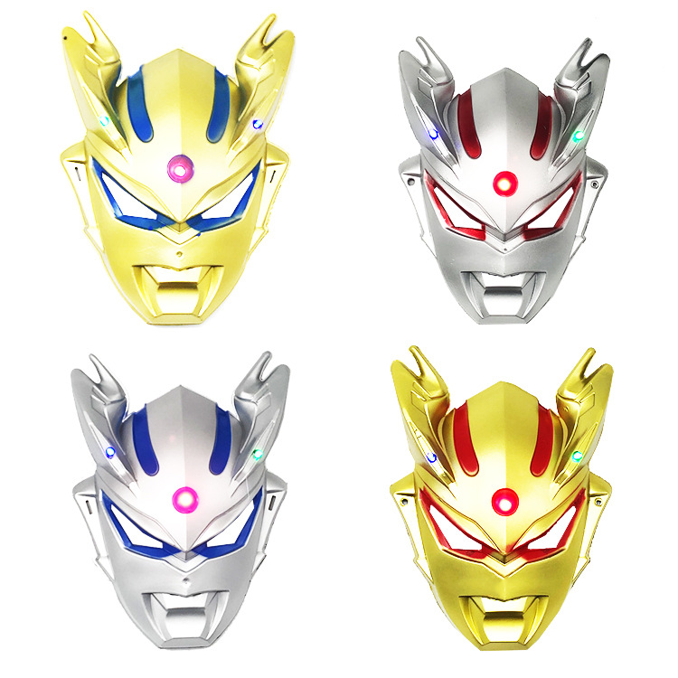 Luminous Mask Easter Cartoon Celo Cos Anime Children's Party Supplies Halloween Ultraman Mask Luminous Mask Easter Cartoon Celo Cos Anime Children's Party Supplies Halloween Ultraman Mask