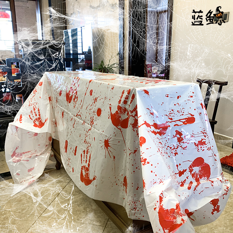 Halloween Halloween site atmosphere layout supplies blood utensils tablecloth Murals haunted house bar decoration Halloween Halloween site atmosphere layout supplies blood utensils tablecloth Murals haunted house bar decoration