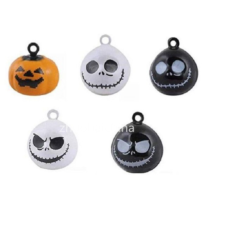 Skull Pumpkin Halloween Hot Cartoon Copper Bell Pet Supplies Dance Accessories Clothing Decoration Skull Pumpkin Halloween Hot Cartoon Copper Bell Pet Supplies Dance Accessories Clothing Decoration