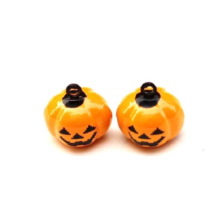 Skull Pumpkin Halloween Hot Cartoon Copper Bell Pet Supplies Dance Accessories Clothing Decoration Skull Pumpkin Halloween Hot Cartoon Copper Bell Pet Supplies Dance Accessories Clothing Decoration