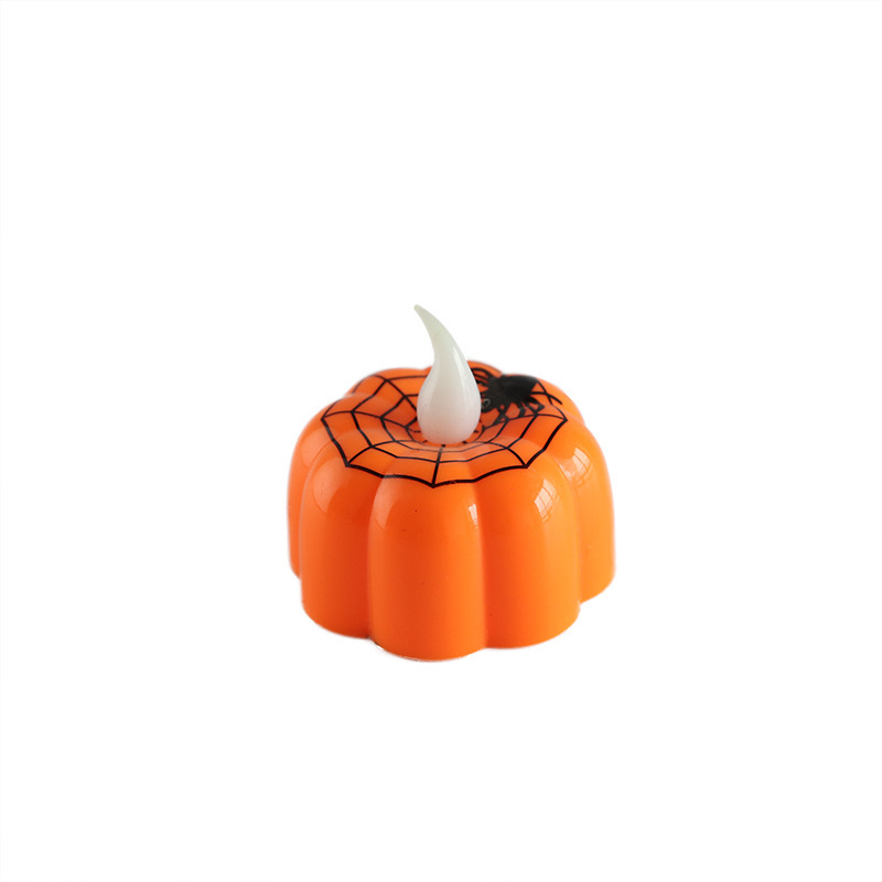 Halloween Ghost Festival Pumpkin Lamp Venue Layout Props LED Electronic Candle Decoration Supplies Skull Small Night Lamp