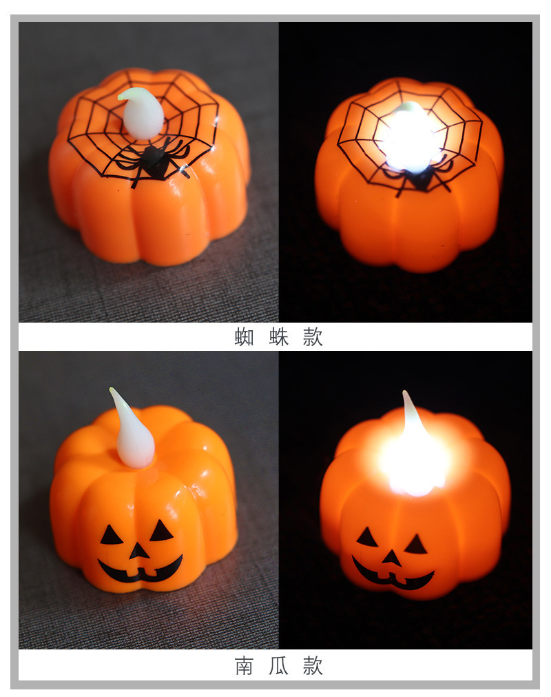 Halloween Ghost Festival Pumpkin Lamp Venue Layout Props LED Electronic Candle Decoration Supplies Skull Small Night Lamp Halloween Ghost Festival Pumpkin Lamp Venue Layout Props LED Electronic Candle Decoration Supplies Skull Small Night Lamp