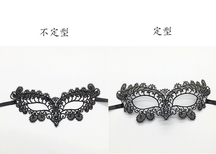 Cross border for black lace eye mask shaping Halloween party Masquerade party Christmas supplies Cross border for black lace eye mask shaping Halloween party Masquerade party Christmas supplies