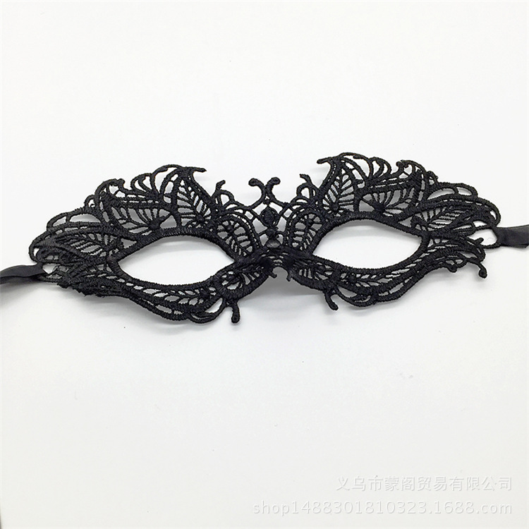Cross border for black lace eye mask shaping Halloween party Masquerade party Christmas supplies Cross border for black lace eye mask shaping Halloween party Masquerade party Christmas supplies