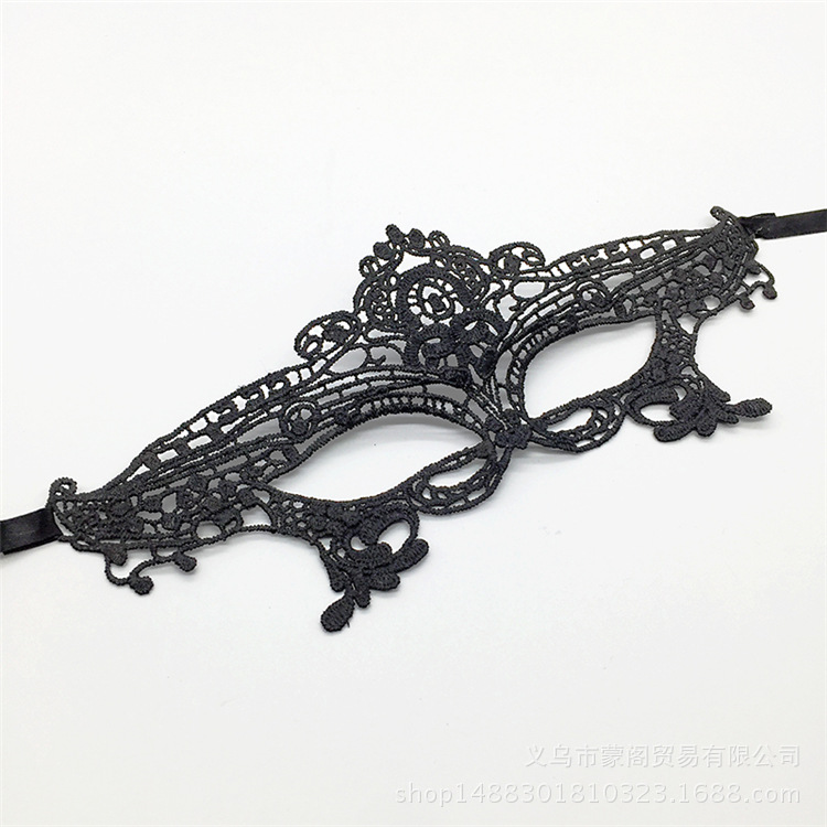 Cross border for black lace eye mask shaping Halloween party Masquerade party Christmas supplies Cross border for black lace eye mask shaping Halloween party Masquerade party Christmas supplies