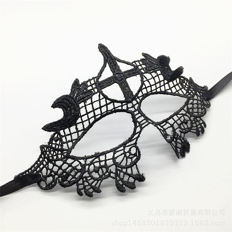 Cross border for black lace eye mask shaping Halloween party Masquerade party Christmas supplies Cross border for black lace eye mask shaping Halloween party Masquerade party Christmas supplies