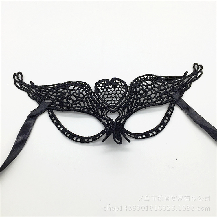 Cross border for black lace eye mask shaping Halloween party Masquerade party Christmas supplies Cross border for black lace eye mask shaping Halloween party Masquerade party Christmas supplies