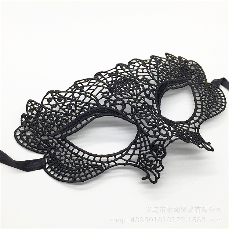 Cross border for black lace eye mask shaping Halloween party Masquerade party Christmas supplies Cross border for black lace eye mask shaping Halloween party Masquerade party Christmas supplies