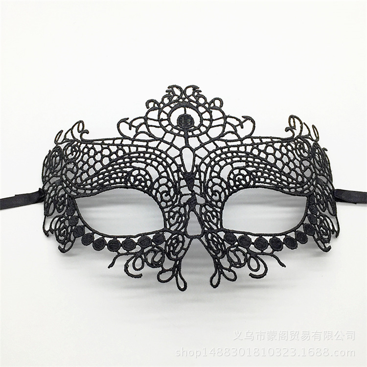Cross border for black lace eye mask shaping Halloween party Masquerade party Christmas supplies Cross border for black lace eye mask shaping Halloween party Masquerade party Christmas supplies