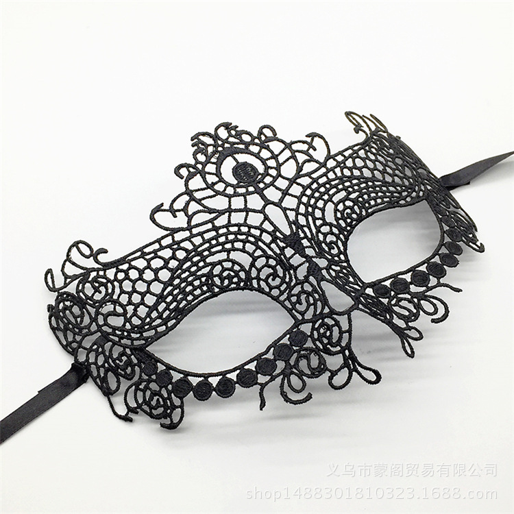 Cross border for black lace eye mask shaping Halloween party Masquerade party Christmas supplies Cross border for black lace eye mask shaping Halloween party Masquerade party Christmas supplies