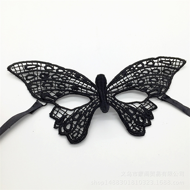 Cross border for black lace eye mask shaping Halloween party Masquerade party Christmas supplies Cross border for black lace eye mask shaping Halloween party Masquerade party Christmas supplies