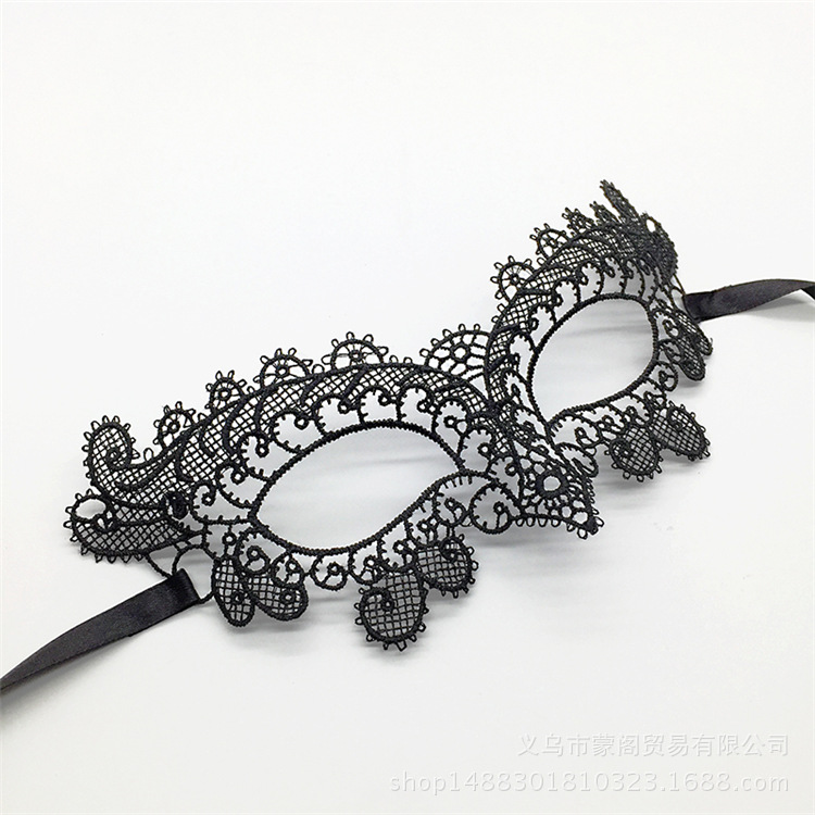 Cross border for black lace eye mask shaping Halloween party Masquerade party Christmas supplies Cross border for black lace eye mask shaping Halloween party Masquerade party Christmas supplies