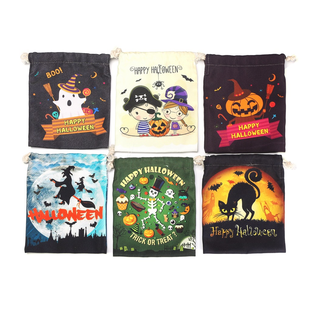 Halloween Halloween party supplies pumpkin witch bags for Halloween