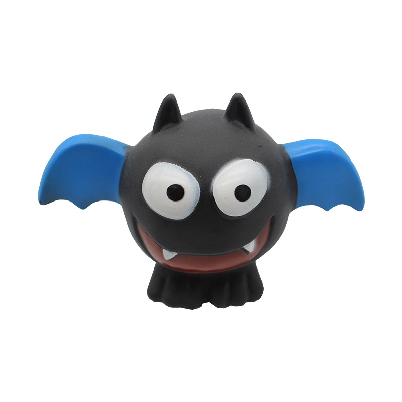 Halloween Pet Toy Dog Supplies Molar Long Lasting Vinyl Bat Set Toy