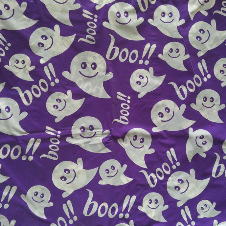 Hot Selling European Style Halloween Ghost Festival Pumpkin Printing PE Tablecloth Tableware Supplies Waterproof and Oil-Proof Foreign Trade