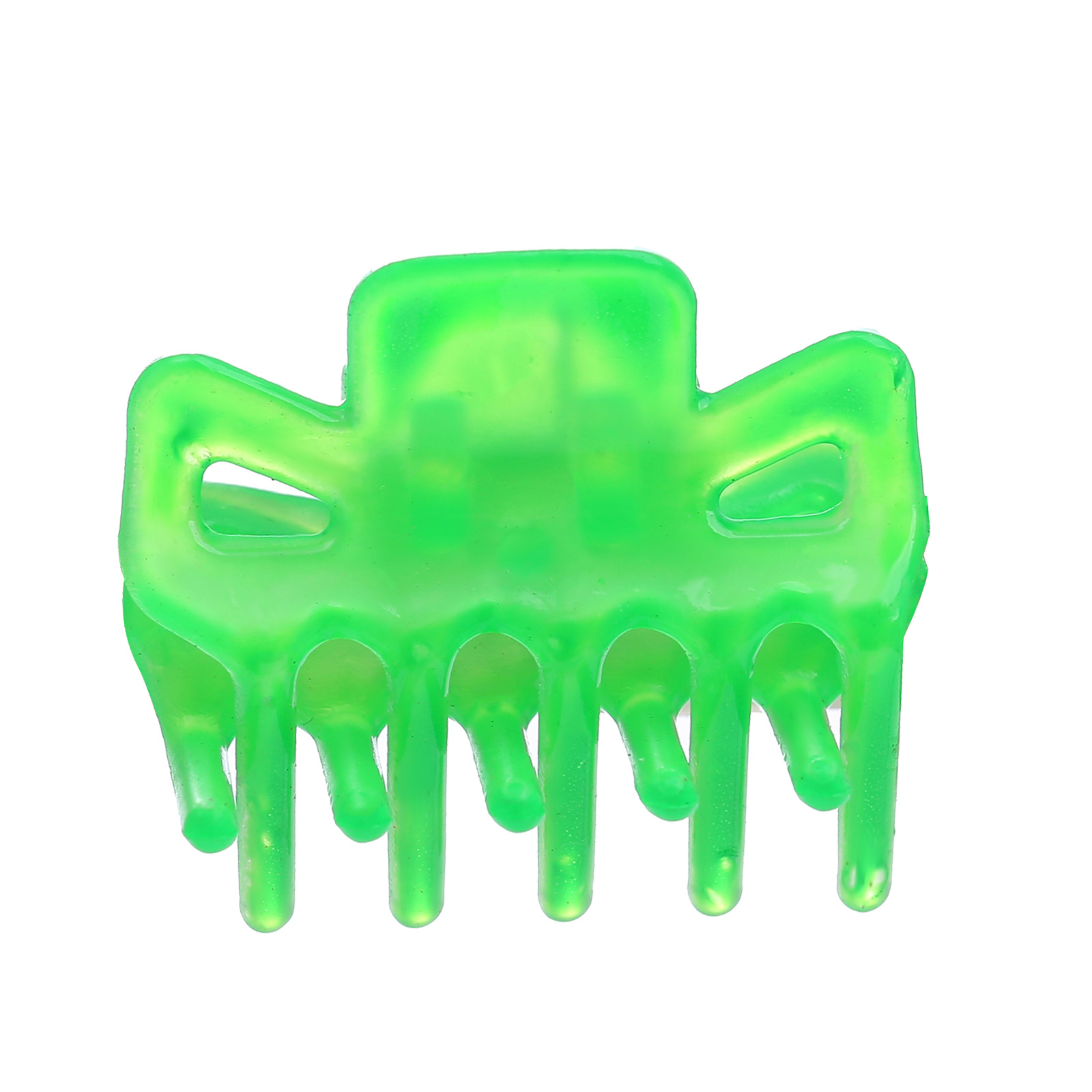 Plastic Trumpet Spring Clip Barrettes Women's Braided Hair Small Paw Ornament Cartoon Candy Color Top Clip Hair Accessories Plastic Trumpet Spring Clip Barrettes Women's Braided Hair Small Paw Ornament Cartoon Candy Color Top Clip Hair Accessories