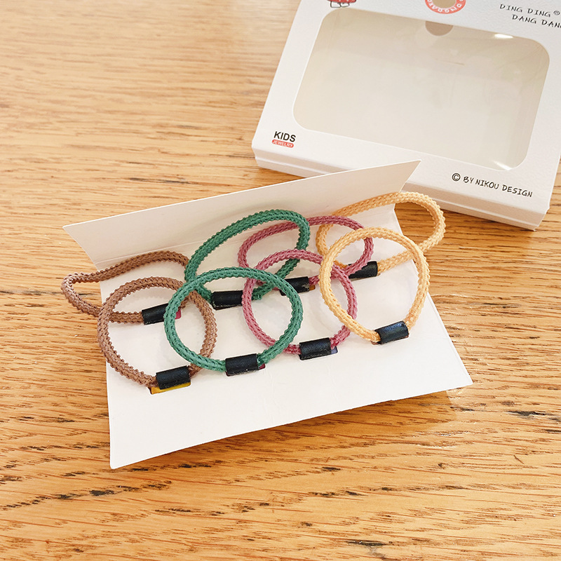 Korean Style Cute Trumpet Boxed Children's Hair String All-Match Super Cute Little Animal Princess Barrettes Hair Rope Girls' Side Clip Korean Style Cute Trumpet Boxed Children's Hair String All-Match Super Cute Little Animal Princess Barrettes Hair Rope Girls' Side Clip