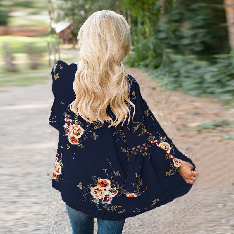 Aliexpress ebay Hot Style 9 color 6 Size SpringSummer Cardigan Lace Mosaic Jacket Trumpet sleeve 0542 Aliexpress ebay Hot Style 9 color 6 Size SpringSummer Cardigan Lace Mosaic Jacket Trumpet sleeve 0542