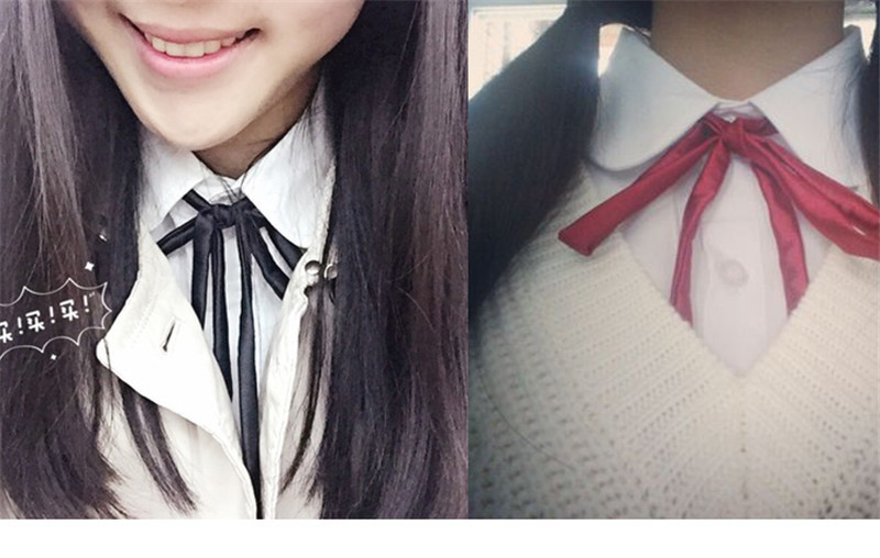 Sailor Suit Bow Tie Collar Accessories Student Shirt Hand Series Neckline Rope JK Uniform COS Trumpet Neckline Rope Sailor Suit Bow Tie Collar Accessories Student Shirt Hand Series Neckline Rope JK Uniform COS Trumpet Neckline Rope