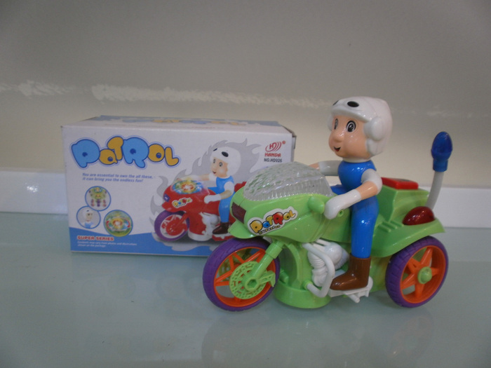 Electric music toy motorcycle trumpet