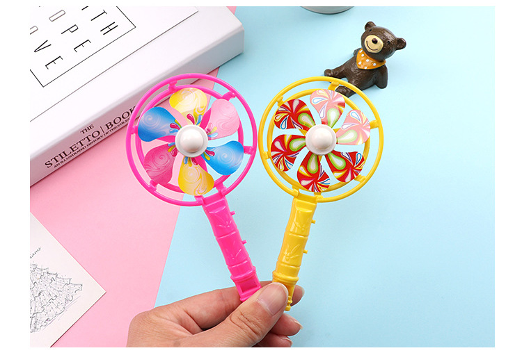 Big windmill whistle colorful whistling props candy color nostalgic toy whistle windmill colorful windmill