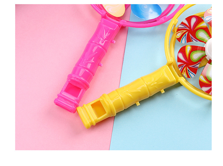 Big windmill whistle colorful whistling props candy color nostalgic toy whistle windmill colorful windmill