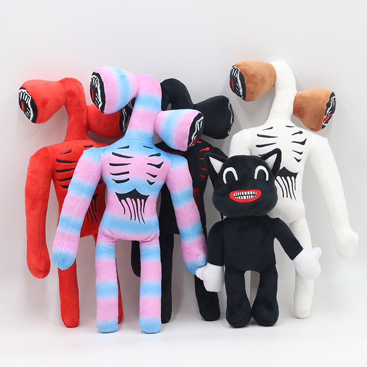Cross-Border New Siren Head Siren Head Plush Toy Doll Black Cat Doll Steam Whistle People Christmas Gift Cross-Border New Siren Head Siren Head Plush Toy Doll Black Cat Doll Steam Whistle People Christmas Gift