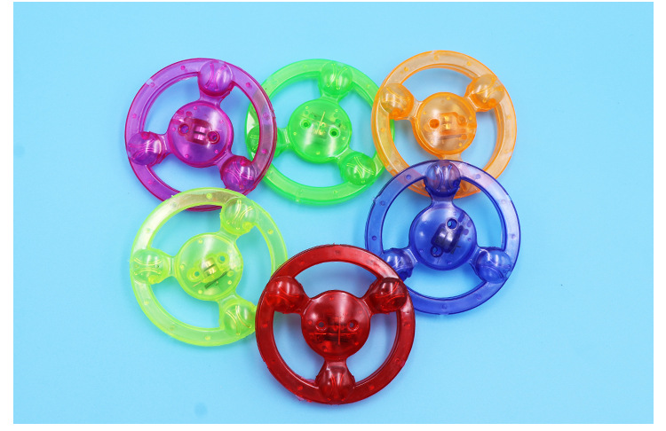 Flywheel Pull Whistle with Sound Flash Flywheel Flash Spinning Top LightEmitting Gyro Fitness Luminous Cable Flywheel