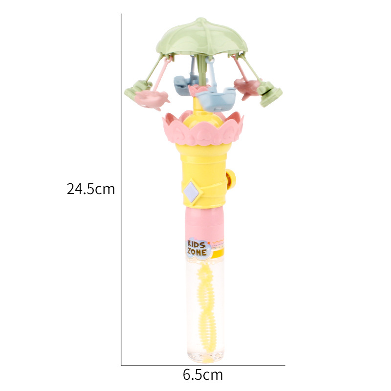 New Cartoon Whistle Pig Bubble Wand Children&#039;s Fun Bubble Blowing Toy Square Park Supermarket Stall Supply